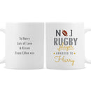 Personalised No.1 Rugby Player Mug