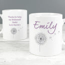 Personalised Dandelion Mug