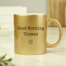 Personalised Gold Mug