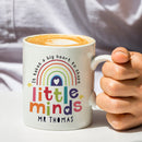Personalised Shape Little Minds Teacher Mug
