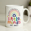 Personalised Shape Little Minds Teacher Mug