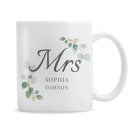 Personalised Botanical Mrs Mug