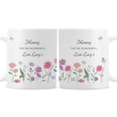 Personalised Wild Flowers Mug