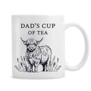 Personalised Black Highland Cow Mug