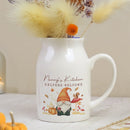 Personalised Autumn Gonk Flower Jug Vase