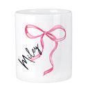 Personalised Bow Make Up Brush Holder