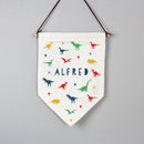 Personalised Dinosaur Hanging Banner