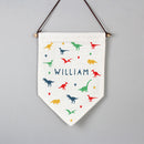 Personalised Dinosaur Hanging Banner