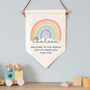 Personalised Rainbow Hanging Banner