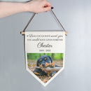 Personalised Photo Upload Pet Memorial Hanging Banner