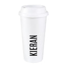 Personalised Name Insulated Reusable Eco Travel Cup