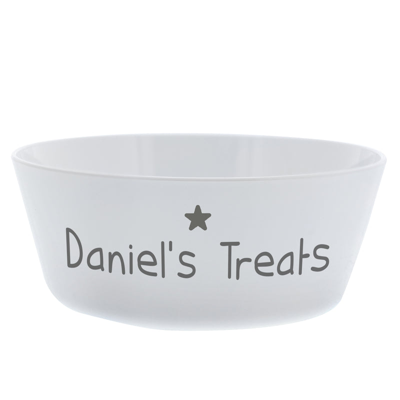 Personalised Name Only Plastic Bowl