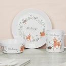 Personalised Woodland Animals Bowl