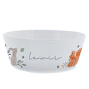 Personalised Woodland Animals Bowl