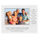Personalised Family 5x7 Landscape Box Photo Frame
