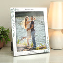 Personalised Wedding 10x8 Silver Photo Frame