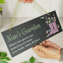 Personalised Slate Garden Sign