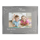 Personalised 6x4 Landscape Diamante Glass Photo Frame