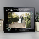 Personalised 'Of All The Walks' 5x7 Glass Wedding Frame