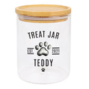 Personalised Pet Treats Glass Jar