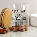 Personalised Pet Treats Glass Jar