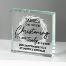Personalised 'Truly Blessed' Crystal Token