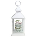 Personalised In Loving Memory White Lantern