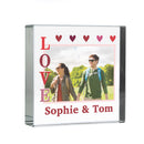 Personalised LOVE Photo Upload Crystal Token