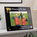 Personalised Simply The Best 5x7 Landscape Black Glass Photo Frame