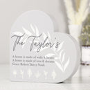 Personalised Wooden Heart Ornament