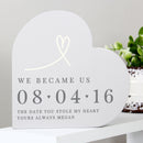 Personalised Anniversary Heart Ornament