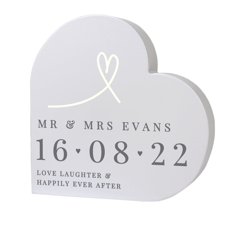 Personalised Anniversary Heart Ornament