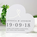 Personalised Anniversary Heart Ornament