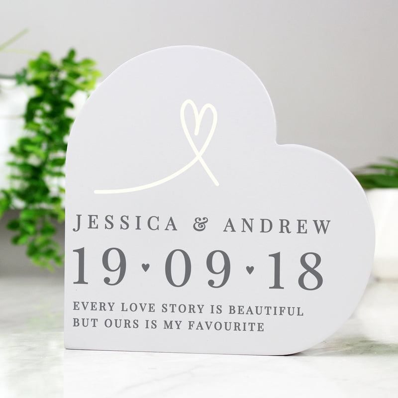 Personalised Anniversary Heart Ornament
