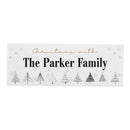 Personalised Christmas Tree Wooden Mantel Decoration