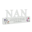 Personalised Wild Flowers Nan Ornament
