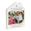 Personalised Photo Upload Wooden House Ornament