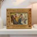 Personalised Autumn 6x4 Wooden Photo Frame