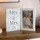 Personalised Wedding Wooden Hinged 6x4 Photo Frame