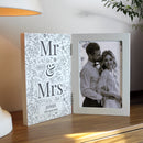 Personalised Wedding Wooden Hinged 6x4 Photo Frame