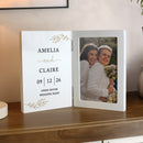Personalised Anniversary Wooden Hinged 6x4 Photo Frame