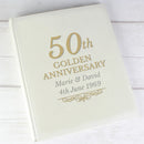 Personalised 50th Golden Anniversary Traditional Photo Album