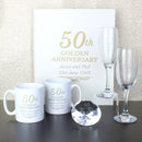 Personalised 50th Golden Anniversary Traditional Photo Album