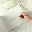 Personalised Floral Watercolour Hardback Guest Book & Pen