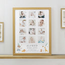 Personalised Animals Oak Multi Photo Frame
