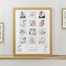 Personalised Woodland Animal Oak Multi Photo Frame