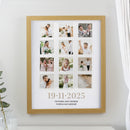 Personalised Special Date Oak Multi Photo Frame