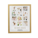 Personalised Special Date Oak Multi Photo Frame
