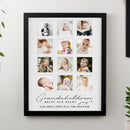 Personalised Grandchildren Black Multi Photo Frame