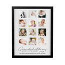 Personalised Grandchildren Black Multi Photo Frame